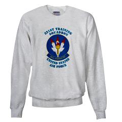 321TS - A01 - 03 - 321st Training Squadron with Text - Sweatshirt - Click Image to Close