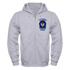 321TS - A01 - 03 - 321st Training Squadron with Text - Zip Hoodie - Click Image to Close