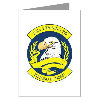322TS - M01 - 02 - 322nd Training Squadron - Greeting Cards (Pk of 10) - Click Image to Close