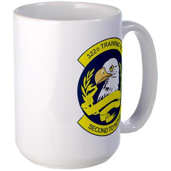 322TS - M01 - 03 - 322nd Training Squadron - Large Mug