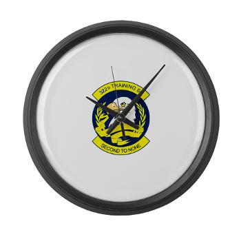 322TS - M01 - 03 - 322nd Training Squadron - Large Wall Clock