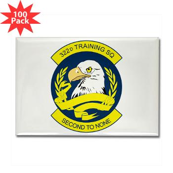 322TS - M01 - 01 - 322nd Training Squadron - Rectangle Magnet (100 pack)