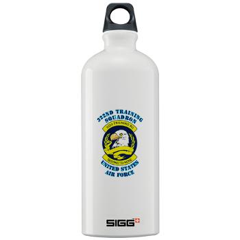 322TS - M01 - 03 - 322nd Training Squadron with Text - Sigg Water Bottle 1.0L