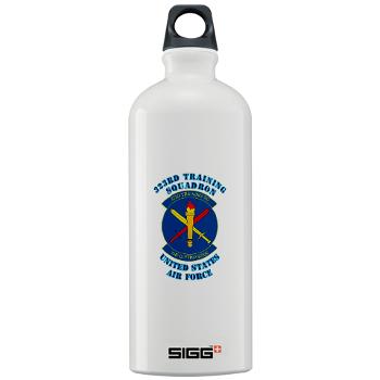 323TS - M01 - 03 - 323rd Training Squadron with Text - Sigg Water Bottle 1.0L