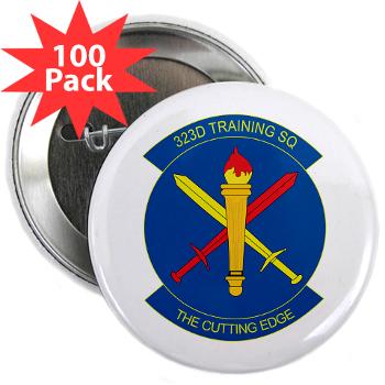 323TS - M01 - 01 - 323rd Training Squadron - 2.25" Button (100 pack)