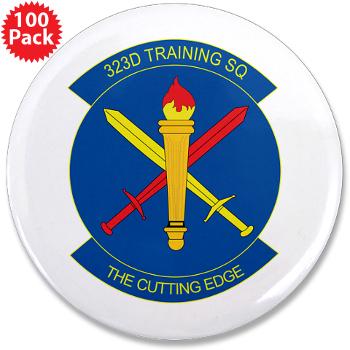 323TS - M01 - 01 - 323rd Training Squadron - 3.5" Button (100 pack)
