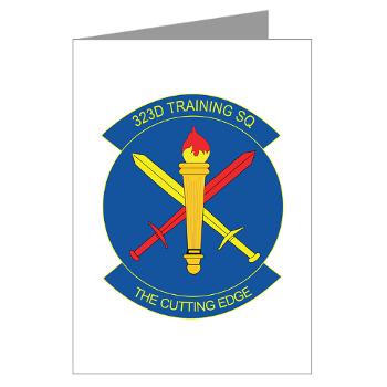 323TS - M01 - 02 - 323rd Training Squadron - Greeting Cards (Pk of 10) - Click Image to Close