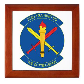 323TS - M01 - 03 - 323rd Training Squadron - Keepsake Box