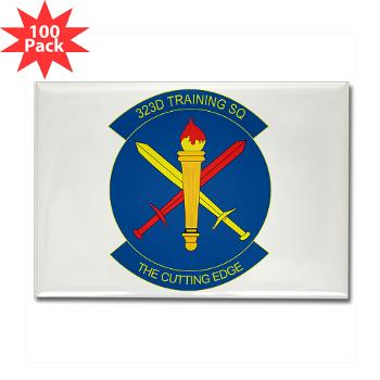 323TS - M01 - 01 - 323rd Training Squadron - Rectangle Magnet (100 pack)