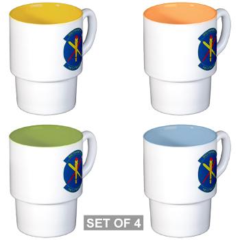 323TS - M01 - 03 - 323rd Training Squadron - Stackable Mug Set (4 mugs)
