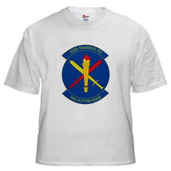 323TS - A01 - 04 - 323rd Training Squadron - White t-Shirt