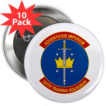 324TS - M01 - 01 - 324th Training Squadron - 2.25" Button (10 pack)