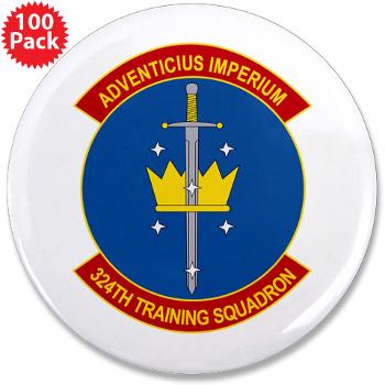 324TS - M01 - 01 - 324th Training Squadron - 3.5" Button (100 pack)