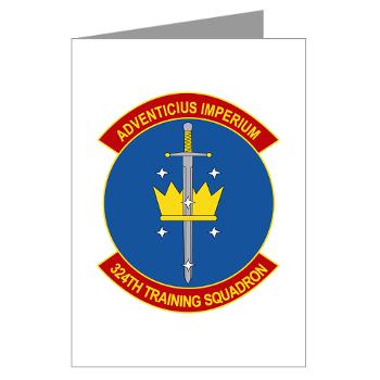 324TS - M01 - 02 - 324th Training Squadron - Greeting Cards (Pk of 10)