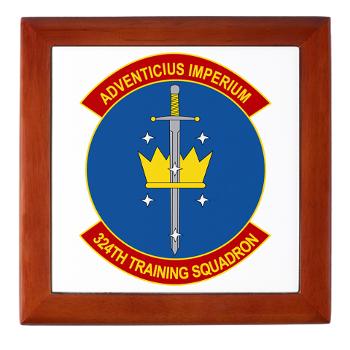 324TS - M01 - 03 - 324th Training Squadron - Keepsake Box