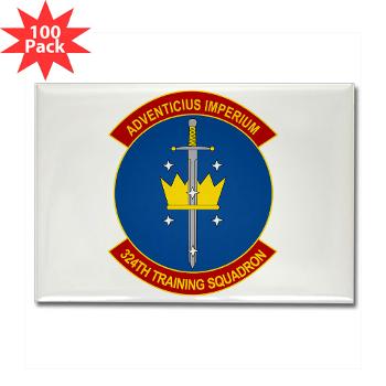 324TS - M01 - 01 - 324th Training Squadron - Rectangle Magnet (100 pack) - Click Image to Close