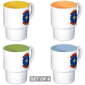 324TS - M01 - 03 - 324th Training Squadron - Stackable Mug Set (4 mugs) - Click Image to Close