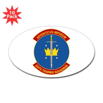324TS - M01 - 01 - 324th Training Squadron - Sticker (Oval 10 pk)