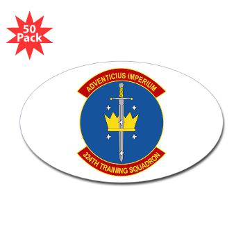 324TS - M01 - 01 - 324th Training Squadron - Sticker (Oval 50 pk)