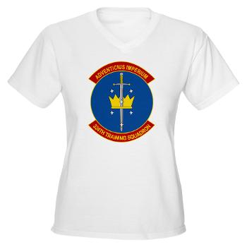 324TS - A01 - 04 - 324th Training Squadron - Women's V-Neck T-Shirt