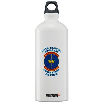 324TS - M01 - 03 - 324th Training Squadron with Text - Sigg Water Bottle 1.0L
