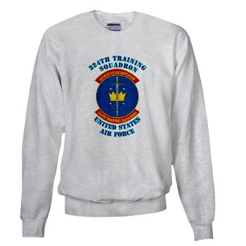 324TS - A01 - 03 - 324th Training Squadron with Text - Sweatshirt