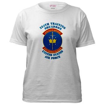 324TS - A01 - 04 - 324th Training Squadron with Text - Women's T-Shirt