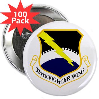 325FW - M01 - 01 - 325th Fighter Wing - 2.25" Button (100 pack)