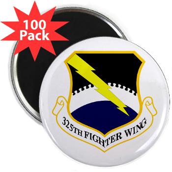 325FW - M01 - 01 - 325th Fighter Wing - 2.25" Magnet (100 pack)