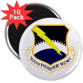 325FW - M01 - 01 - 325th Fighter Wing - 2.25" Magnet (10 pack) - Click Image to Close