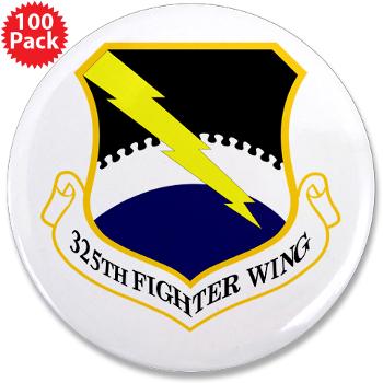 325FW - M01 - 01 - 325th Fighter Wing - 3.5" Button (100 pack)