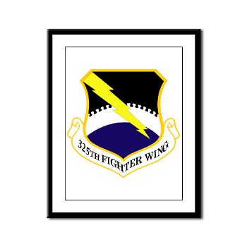 325FW - M01 - 02 - 325th Fighter Wing - Framed Panel Print - Click Image to Close
