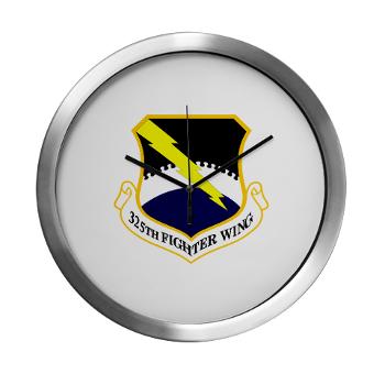325FW - M01 - 03 - 325th Fighter Wing - Modern Wall Clock