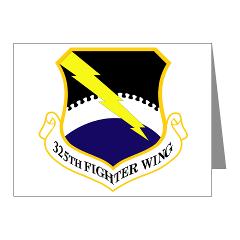 325FW - M01 - 02 - 325th Fighter Wing - Note Cards (Pk of 20) - Click Image to Close