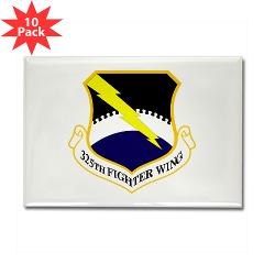 325FW - M01 - 01 - 325th Fighter Wing - Rectangle Magnet (10 pack)