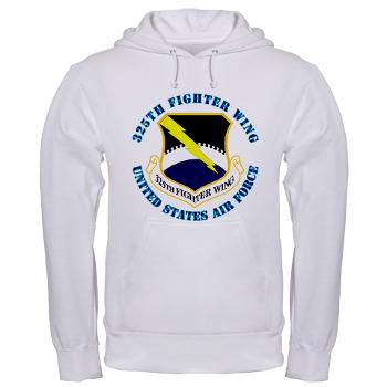 325FW - A01 - 03 - 325th Fighter Wing with Text - Hooded Sweatshirt