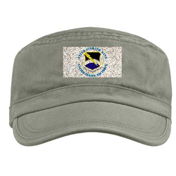 325FW - A01 - 01 - 325th Fighter Wing with Text - Military Cap
