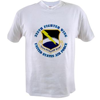 325FW - A01 - 04 - 325th Fighter Wing with Text - Value T-shirt
