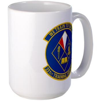 331TS - M01 - 03 - 331st Training Squadron - Large Mug