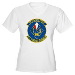 331TS - A01 - 04 - 331st Training Squadron - Women's V-Neck T-Shirt