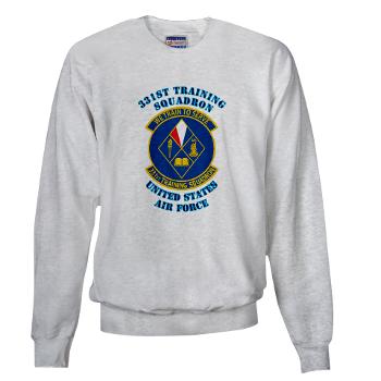 331TS - A01 - 03 - 331st Training Squadron with Text - Sweatshirt