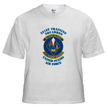 331TS - A01 - 04 - 331st Training Squadron with Text - White t-Shirt
