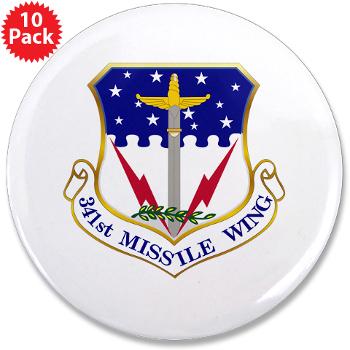 341MW - M01 - 01 - 341st Missile Wing - 3.5" Button (10 pack)