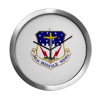 341MW - M01 - 03 - 341st Missile Wing - Modern Wall Clock
