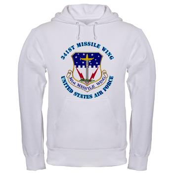 341MW - A01 - 03 - 341st Missile Wing with Text - Hooded Sweatshirt