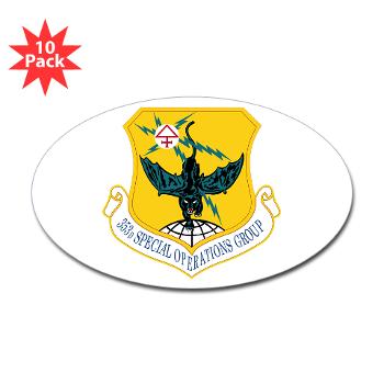 353SOG - M01 - 01 - 353rd Special Operations Group - Sticker (Oval 10 pk)