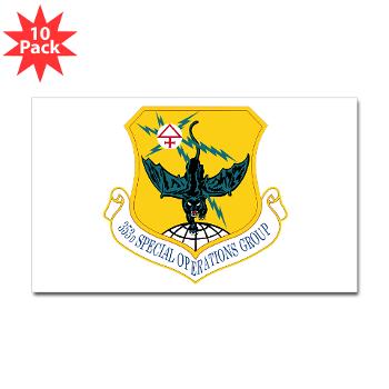 353SOG - M01 - 01 - 353rd Special Operations Group - Sticker (Rectangle 10 pk)