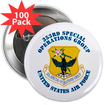 353SOG - M01 - 01 - 353rd Special Operations Group with Text - 2.25" Button (100 pack)
