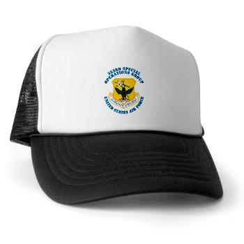 353SOG - A01 - 02 - 353rd Special Operations Group with Text - Trucker Hat - Click Image to Close
