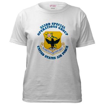 353SOG - A01 - 04 - 353rd Special Operations Group with Text - Women's T-Shirt